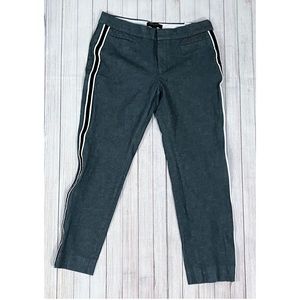 Banana Republic Gray Pants with Side Stripes Size 8